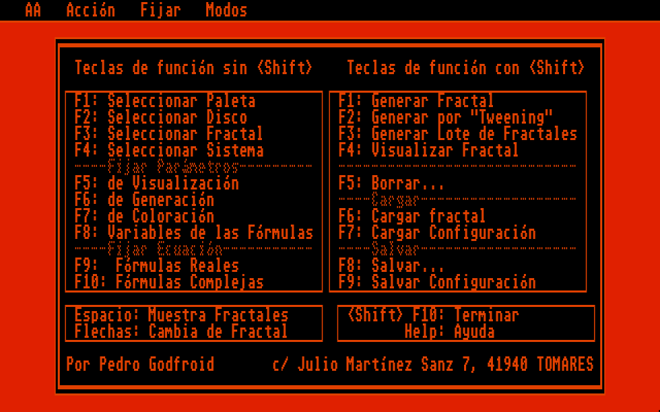 Fractal atari screenshot